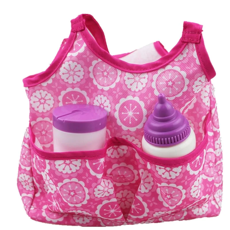 Accessories For The Dolls Baby Carry Bag Shopping Bag Fits Baby Doll Clothes 18 Inch Doll Also Fits Kids Big Capacity