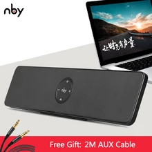 Nby 5530 двойной штекер колонки компьютер бас Портативный 10 Вт Bluetooth динамик FM радио беспроводной Hifi Звук динамик музыка бумбокс