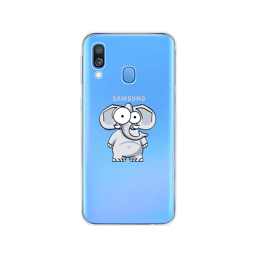 Чехол для samsung A40, Мягкий ТПУ силиконовый чехол для телефона, чехол для samsung Galaxy A40 Galaxy YA40 A 40 A405 SM-A405F A405F, чехол-бампер - Цвет: 61038