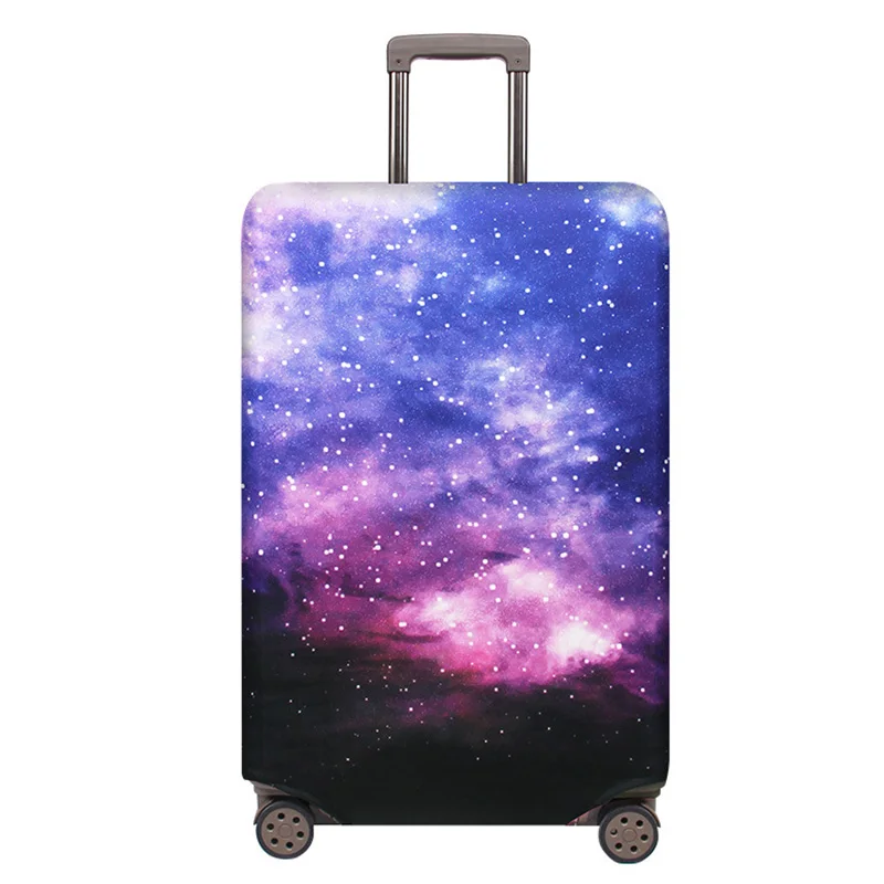 Elastic Thicken Luggage Cover Luggage Protective Covers Suitable for 18-32 inch Suitcase dust cover Travel accessories - Цвет: F    Luggage cover