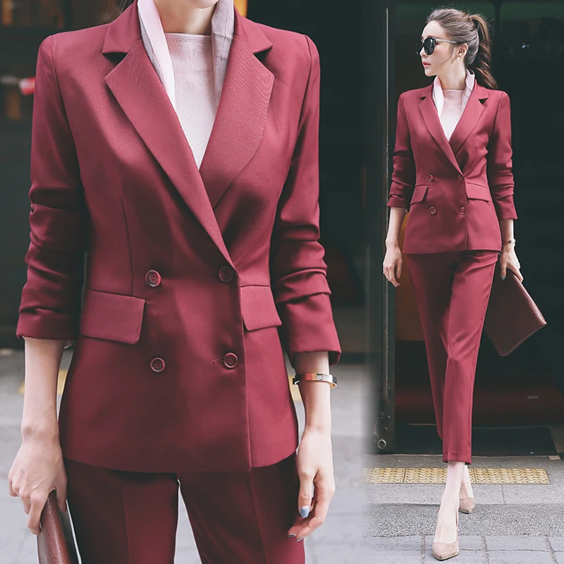 Women Formal Suit Set For Work 2018 