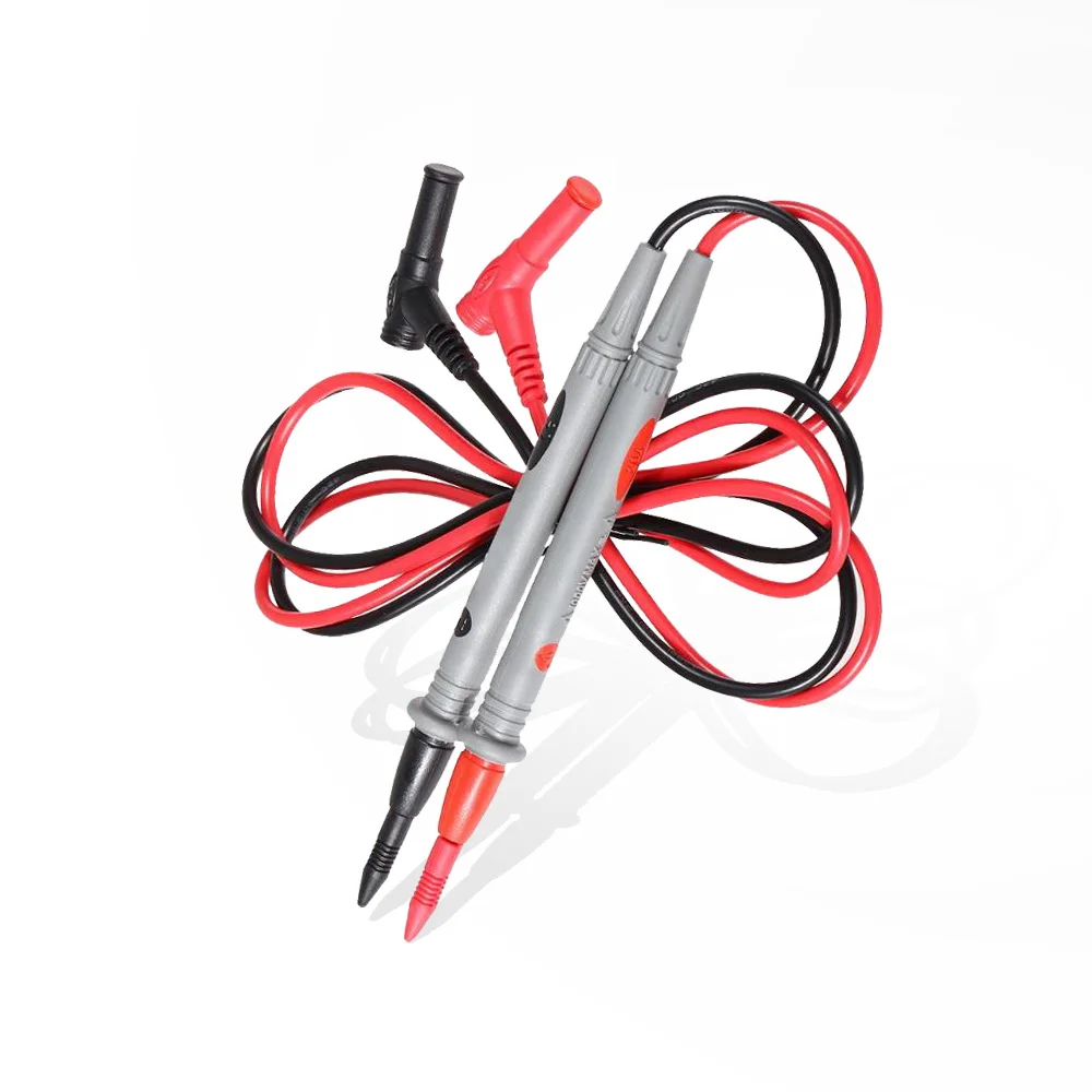 

2pcs Universal Probe Test Leads Pin for Digital Multimeter Needle Tip Meter Multi Meter Tester Lead Probe Wire Pen Cable 110V