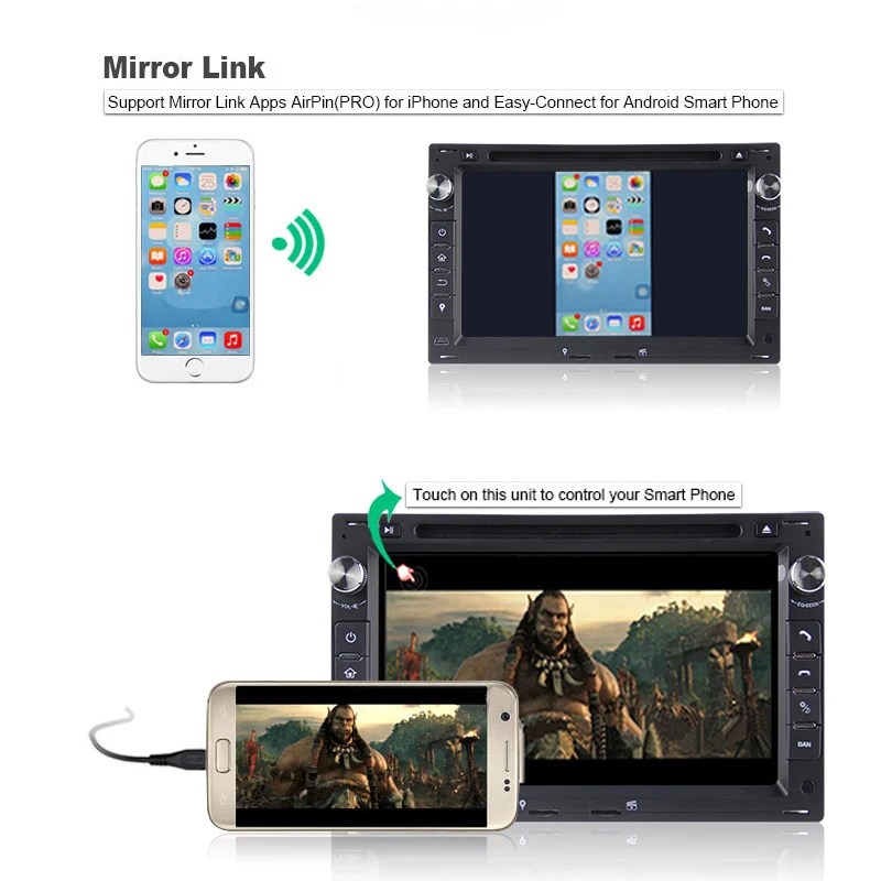 Discount KSAOTU 7" DAB+ 4G Android 9.0 Car DVD Player SD GPS for VW Golf Passat Polo Bora Seat Peugeot 307 8