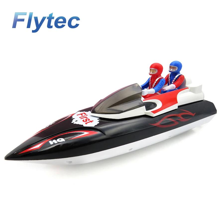 Flytec 2011-15B 40 MHZ 4CH 10 KM/H عالية سرعة الإبحار الكهربائية RC السفينة لعبة سباق RC قارب للأطفال