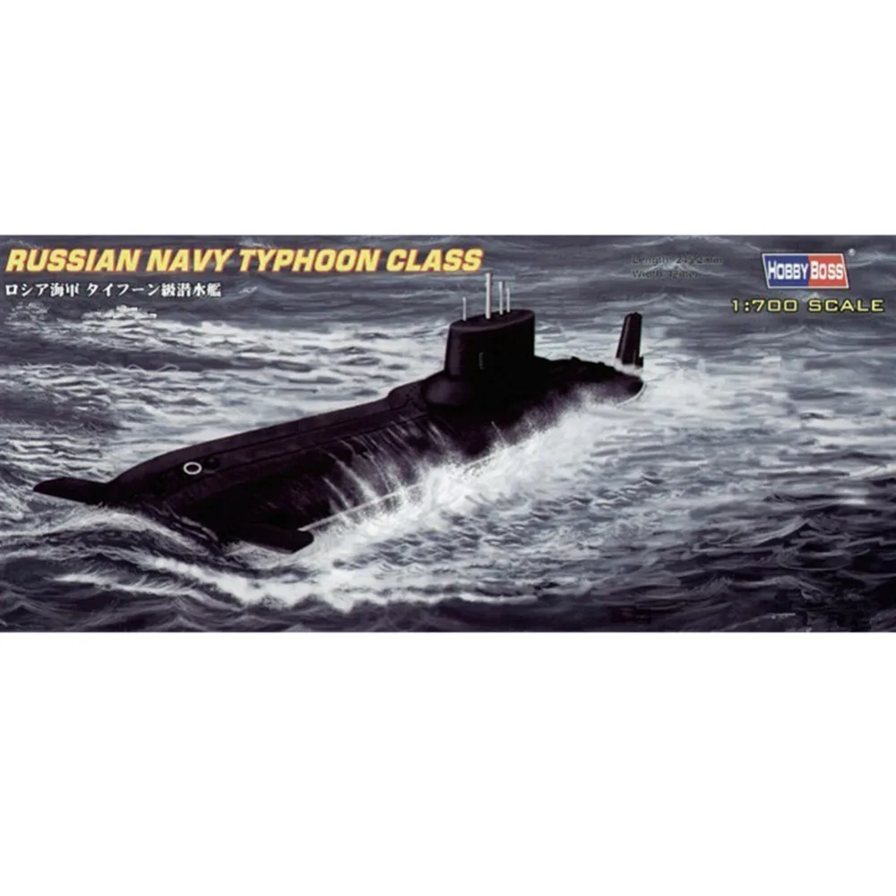 1x Trumpeter Hobbyboss Model Kit 1/700 Russian Navy Typhoon Class