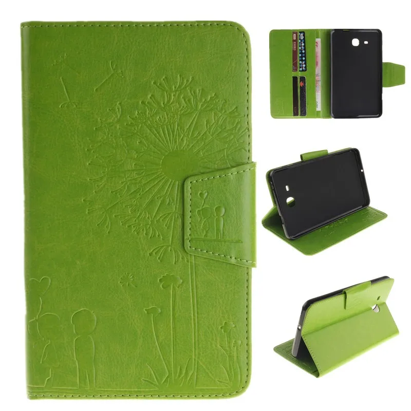 Lovers Dandelion For Samsung Galaxy Tab A 7.0 Case SM-T280 SM-T285 T28 Case Tablet Case PU Leather Flip Wallet Stand Embossing (51)