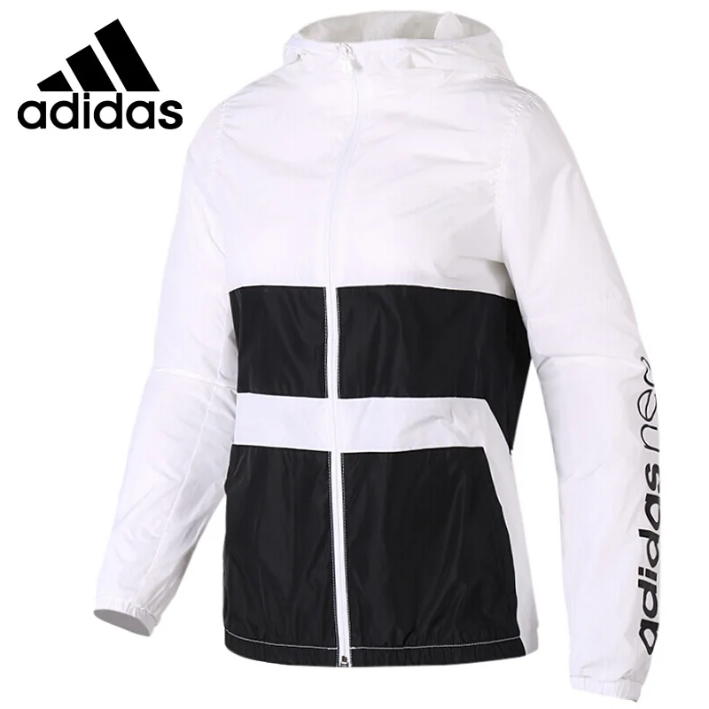 Original New Arrival Adidas Neo Label W WB CLR BLCK Women's jacket Hooded Sportswear | Спорт и развлечения