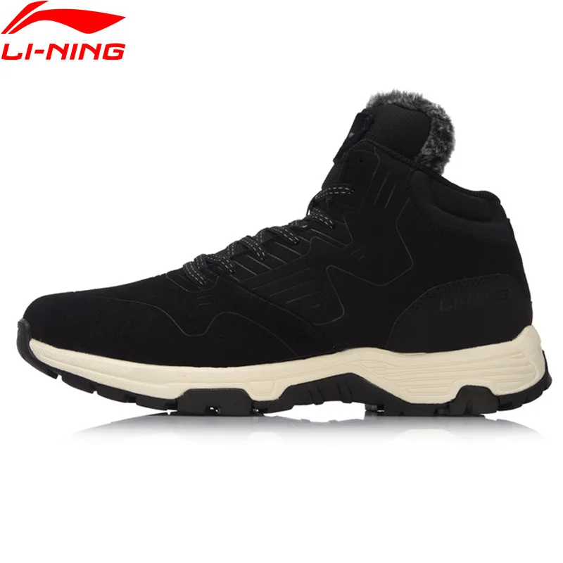 Li Ning Men LN Cozy Walking Shoes WARM SHELL Wearable Anti Slippery