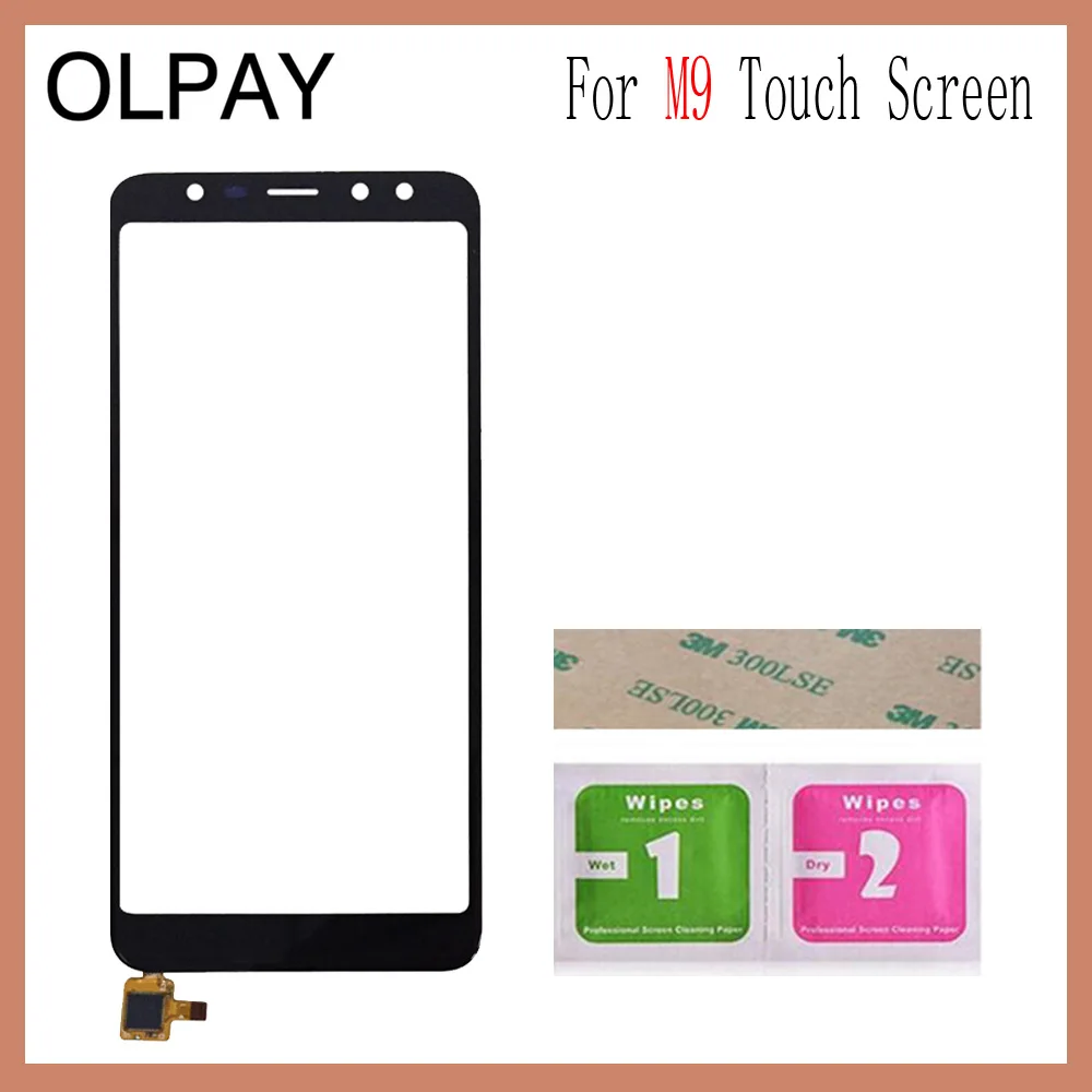OLPAY 5 дюймов для Leagoo M9 сенсорный экран дигитайзер панель передняя внешняя
