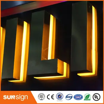 

Aliexpress supplier waterproof LED backlit lettersoutdoor illuminated signs