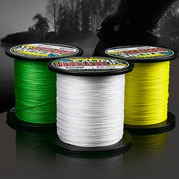 

Wholesale 0.4-10.0# High Strength Multifilament White 500m 4 Strands PE Weaves Fishing Braided Line Wire Gift for Fisherman