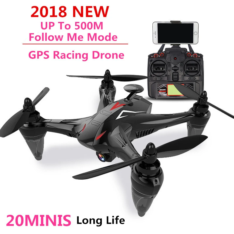 GPS Follow Me (следуй за мной) гоночного дрона с дистанционным управлением 720P 1080 WI FI FPV