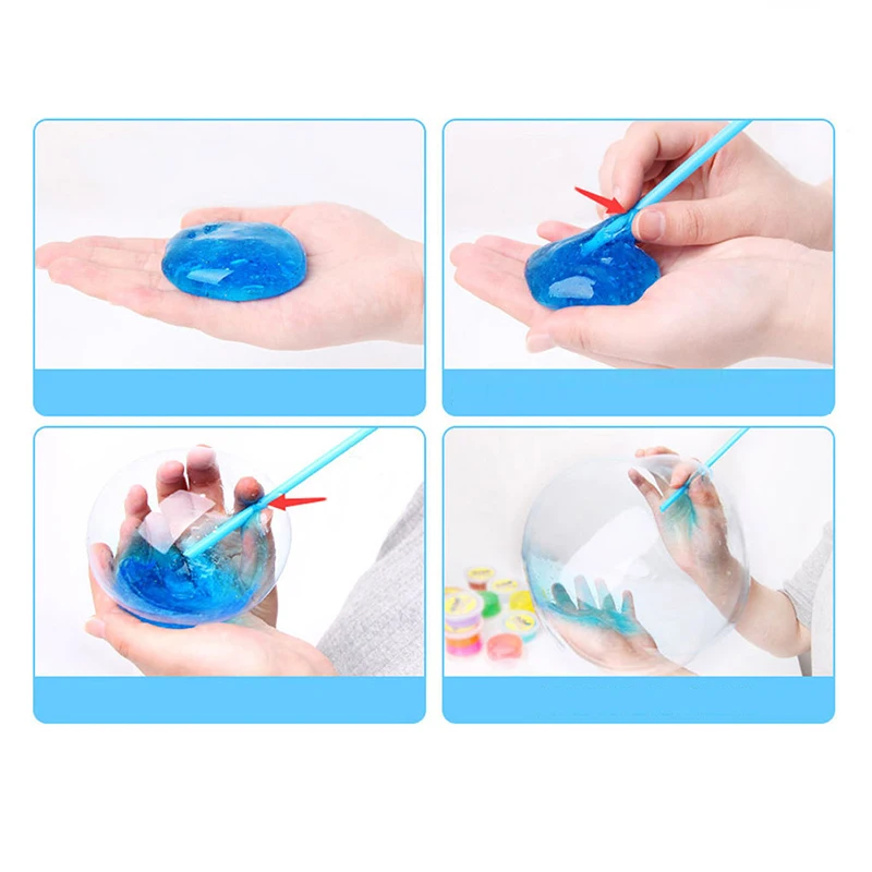 12 цветов Макарон Кристалл слизь глина креативный кристалл Грязь теплый разноцветный Пластилин выдув пузырьки игрушки антистресс игрушки для детей