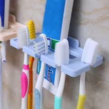 Nordic Зубная щётка держатель Пластик 5 положение всасывания настенное крепление для стойки Главная Организатор Аксессуары для ванной комнаты Семья дети 9