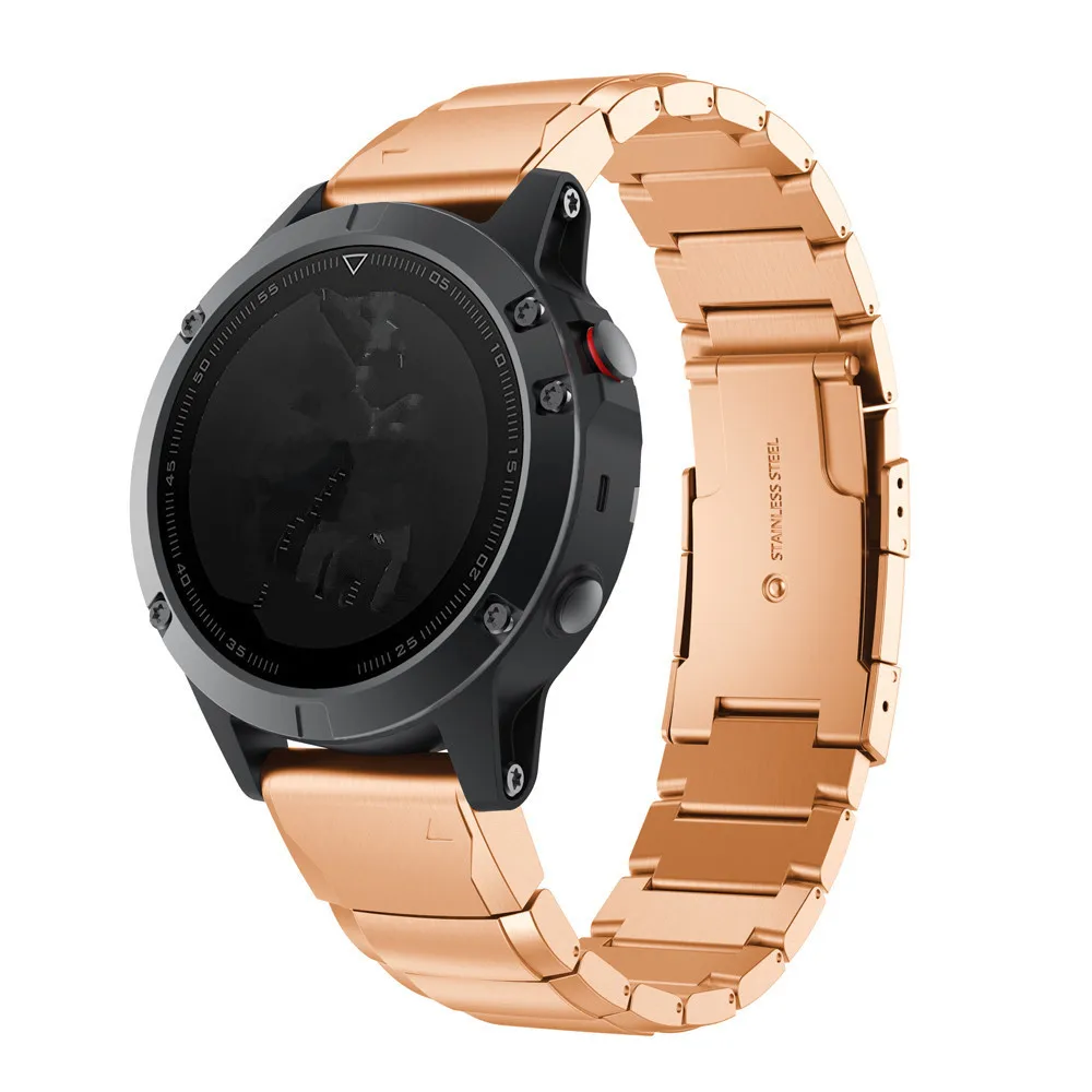Ремешок из нержавеющей стали для наручных часов Garmin Fenix 6 22 мм|bracelet garmin|garmin braceletgarmin