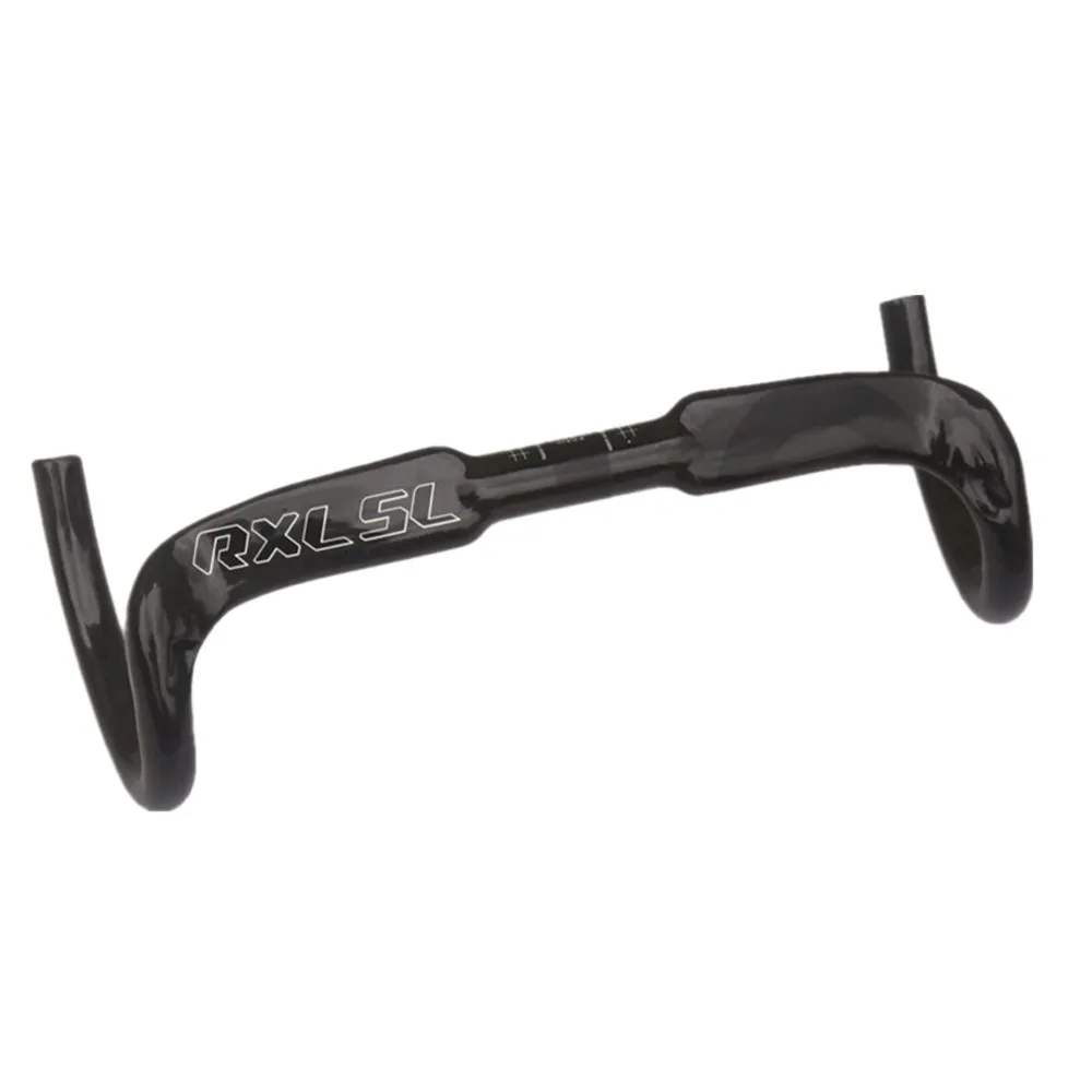 RXL SL Cycling Handlebar Road Bike 31.8 Internal Routing Winding Handle Bar 400420440mm Glossy Matte Carbon Raod Handlebar (9)