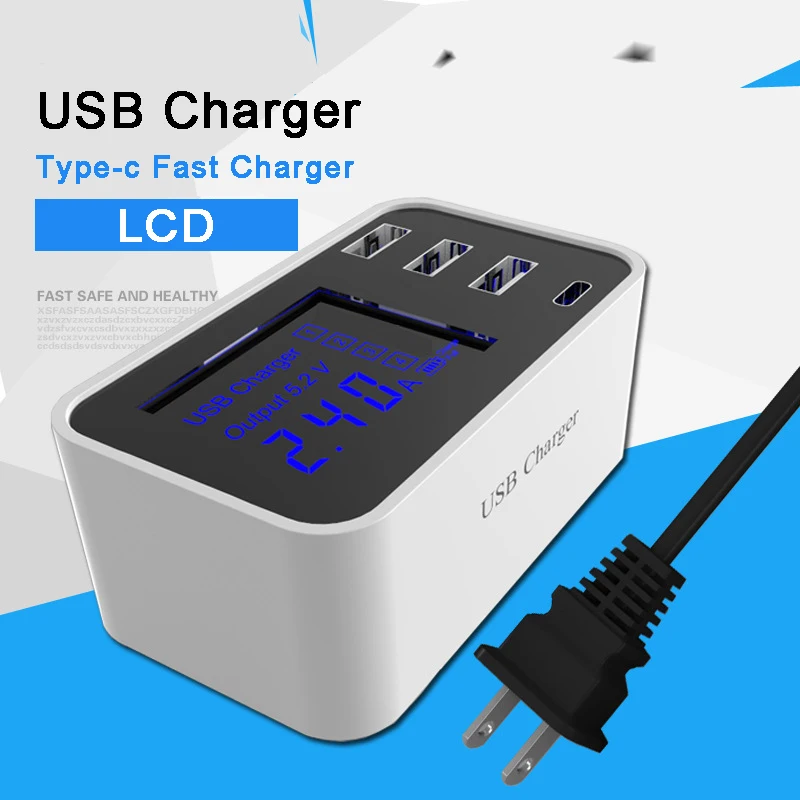 Thbelieve 3 USB Charging Station Type C Chargers For Macbook Multiple