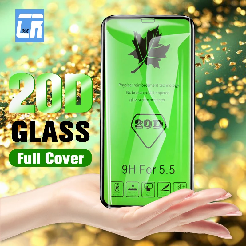 20D изогнутое полное Защитное стекло для iPhone 7 8 6 6s Plus X XS XR закаленное MAX Защитная