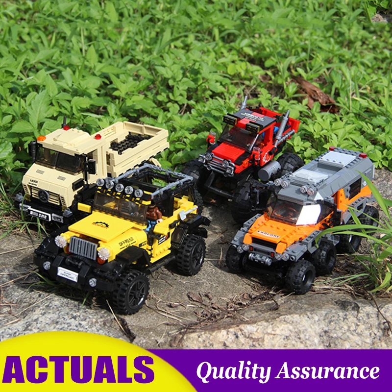 

Off-Road Adventure Building Blocks Super Offroad XingBao LegoINGlys Car Brick Toy Technic Series Educational Toy Gift