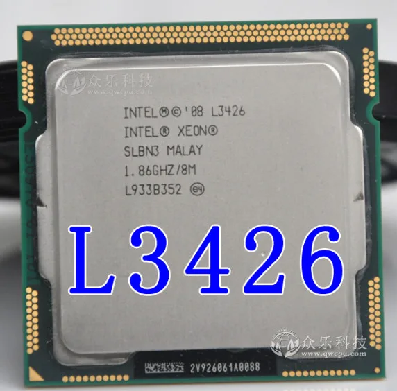 Процессор Intel Xeon L3426 четыре ядра 45 Вт 1 86 ГГц LGA 1156 | Компьютеры и офис