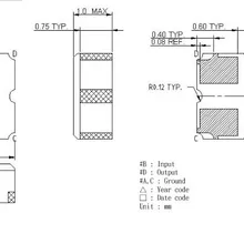 TA0285A 0285A фильтр пилы 1575,42 МГц SMD 2,5X2,0 мм