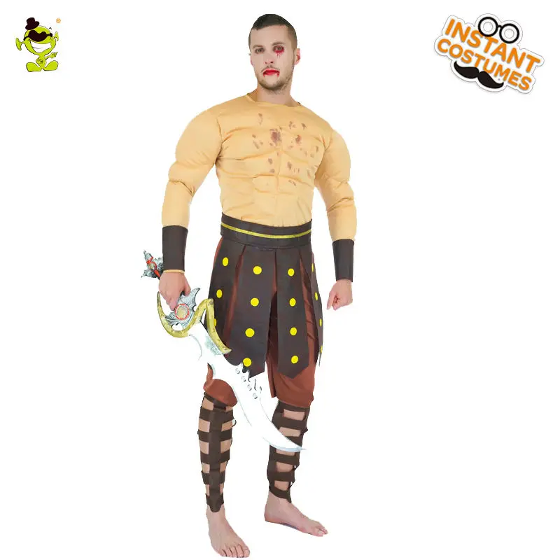 Древний мужской костюм римского воина, вечерние костюмы для выступлений, ролевые игры, одежда римского воина для косплея, вечерние костюмы на Хэллоуин для взрослых