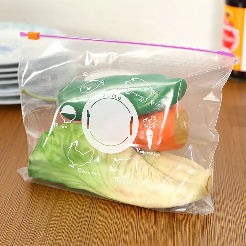 10pcs PVC Fresh Keeping Bag Vacuum Sealer Storage Fresh Keeping Zipper