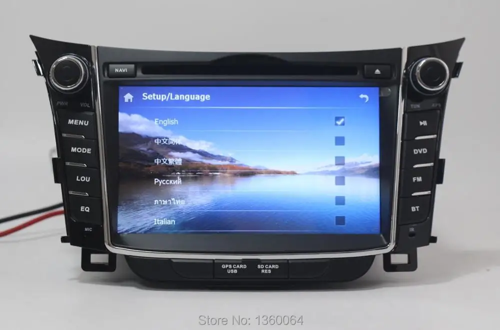 " dvd-плеер автомобиля для Hyundai i30 2011 2012 2013 с GPS навигации Bluetooth автомобильного Радио стерео Штатная sd/usb порт+ карта