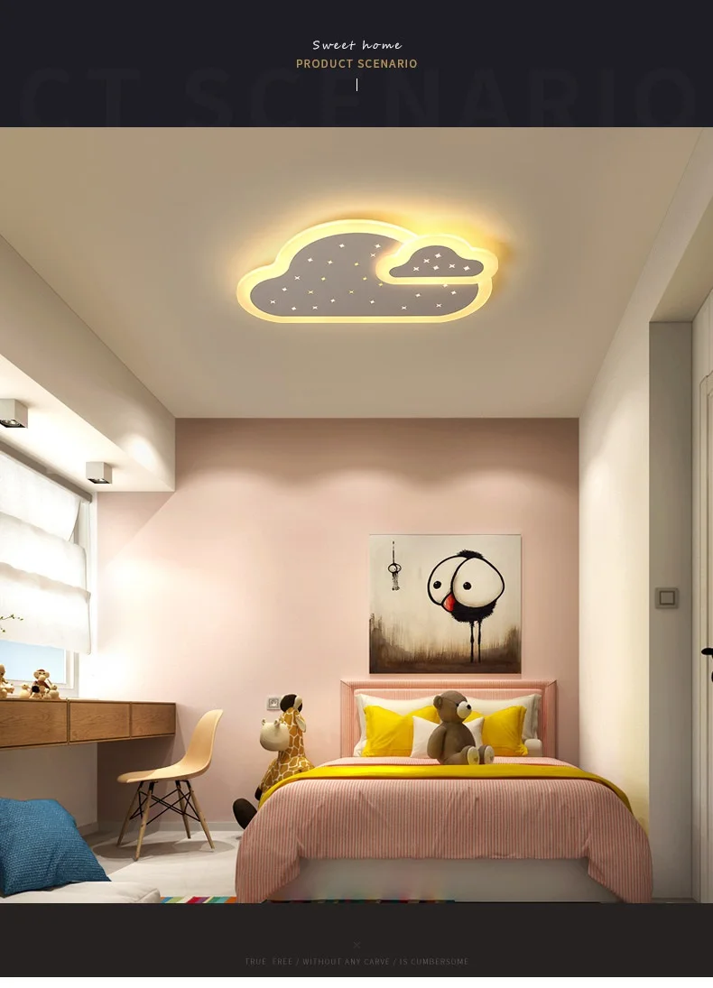 luminaria led chandelier lighting bedroom chandeliers 4