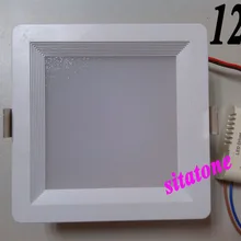 10 шт. затемнения 12 Вт светодиодный свет вниз AC85-265V размер отверстия 125 мм 2 года гарантии