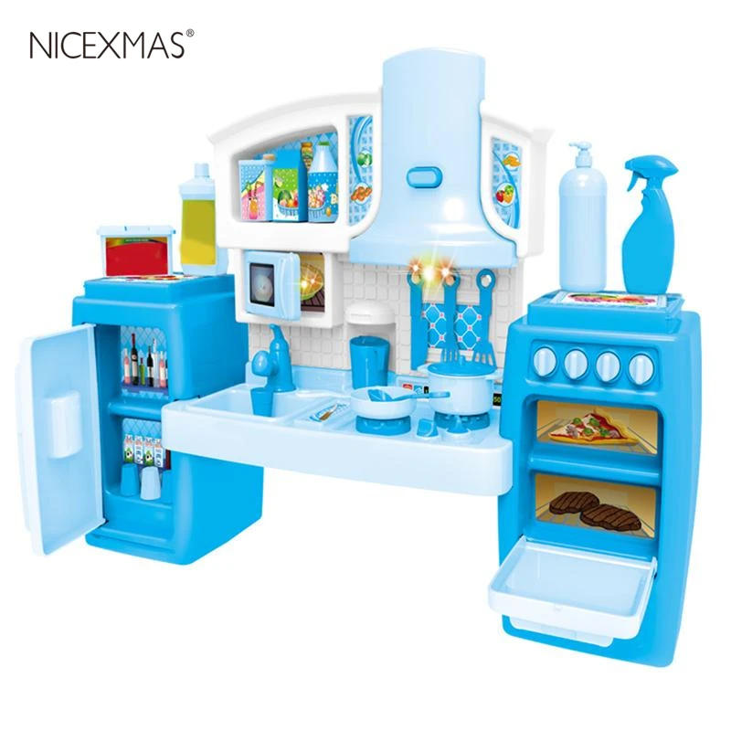 1 набор кухонных игрушек, музыкальный набор, большой легкий ABS кухонный набор для приготовления пищи, игровой набор для детей, малышей, детей