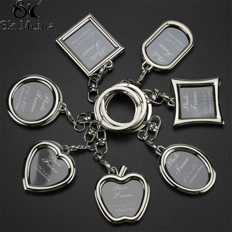 Creative Couple Picture Frame Key Holder Personalized Love Key Chain Photo Wallet Key Ring LOGO цена Creative Couple Picture Frame Key Holder Personalized Love Key Chain Photo Wallet Key Ring LOGO цены онлайн