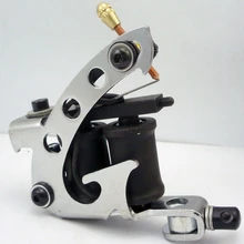 Катушка тату машина Новое поступление тату машины 10 обмоток тату пистолет черная стальная тату рамка для шейдеров