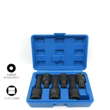 Полый 12 Угол пакетный насадка отверстие 12 углов головка в форме цветка звезда пневматический рукав гаечный ключ инструмент ветер