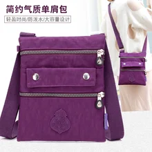 Новинка, сумка через плечо, сумка-мессенджер для женщин, водонепроницаемая сумка, без волн, нейлон, на плечо, bolsa feminina