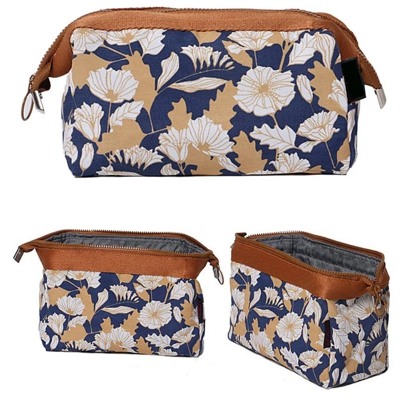 الأزياء فلامنغو وظيفة حقيبة ماكياج التجميل حقيبة السفر غسل عدة مربع المكياج التخزين المنظم التجميل الضرورية