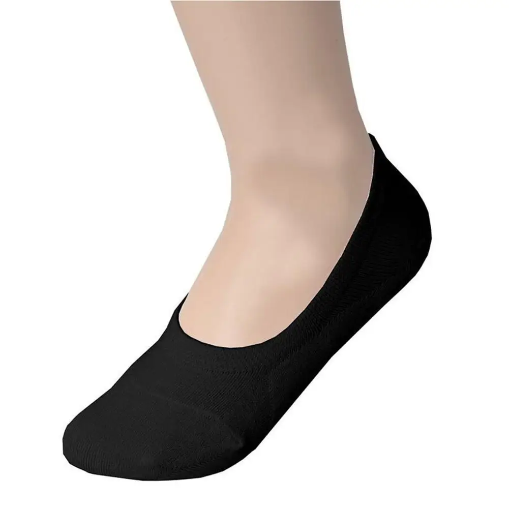 1Pc Mens Cotton Invisible Ankle Socks Casual Loafer Moccasins No Show
