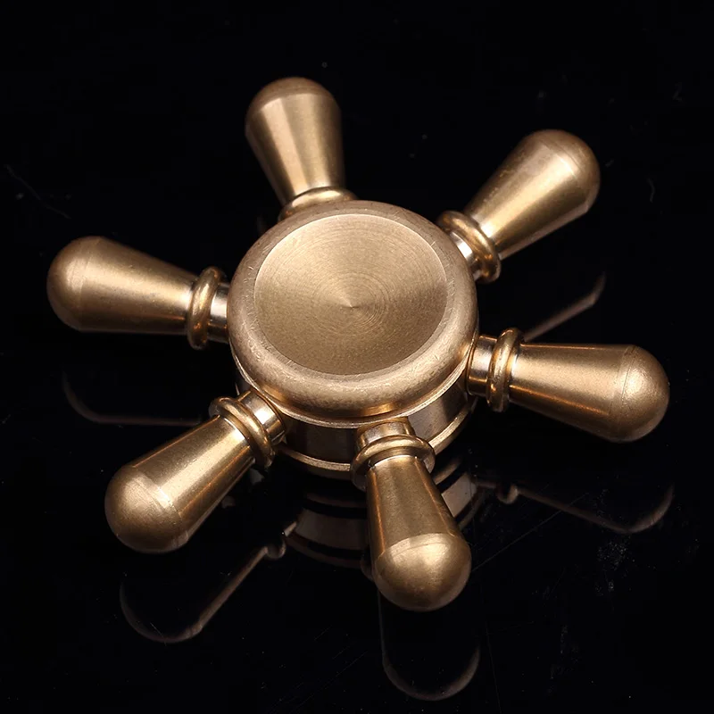 DODOELEPHANT Fidget Spinner Металлический латунный Профессиональный EDC антистатный ручной