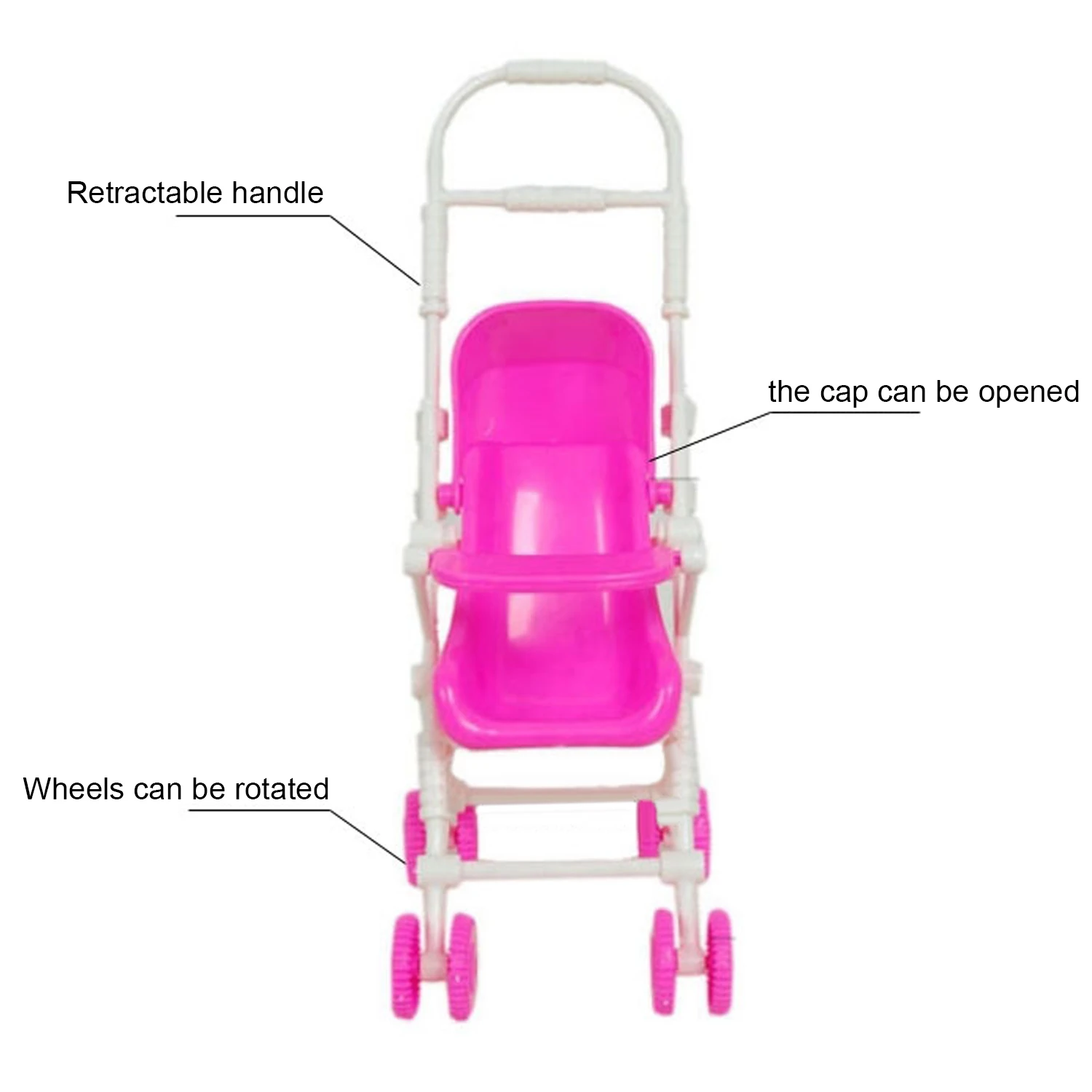 1PCS Mini Doll High Chair with 1PCS Baby Stroller Carriage Doll House Furniture Accessories for Barbie Dollhouse Toy 1PCS Mini Doll High Chair with 1PCS Baby Stroller Carriage Doll House Furniture Accessories for Barbie Dollhouse Toy