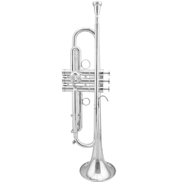 Best price at $490 Cheap High grade JAZZOR Trumpet JZTR-A500 EVA professional Silver plate trompete Bb musical instrument, solo,grading exclusive trumpet