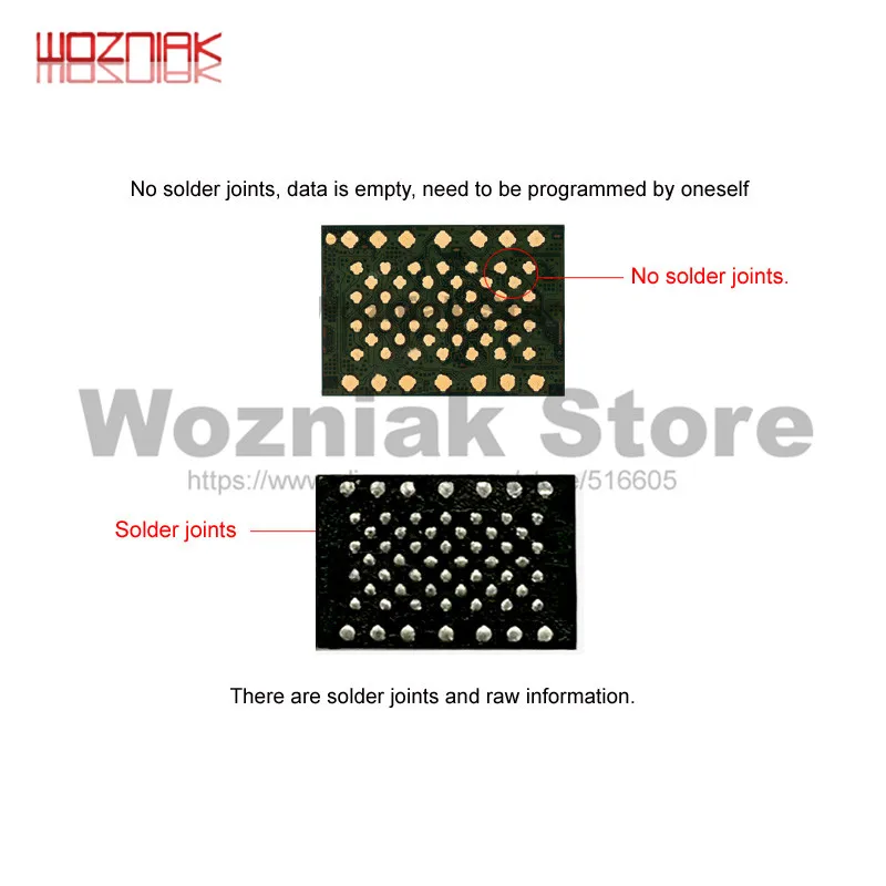 Оригинальный новый для iPhone 6 6s 6p 6sp 7g 7p 8 8p x xs max NAND IC Hardisk HDD чип 16 ГБ 32 64 128 256 ГБ|Наборы