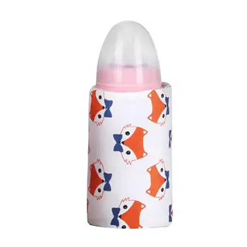 

USB Milk Warmer Insulated Bag Portable Travel Cup Warmer Baby Nursing Bottle Cover Warmer Heater Bag Infant Feeding Bottle Bags