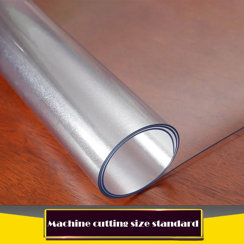 Quality PVC Waterproof Tablecloth Transparent Frosted Kitchen Table Cover Oil Cloth Soft Glass Tablecloth Tea Table Mat 1.0 mm