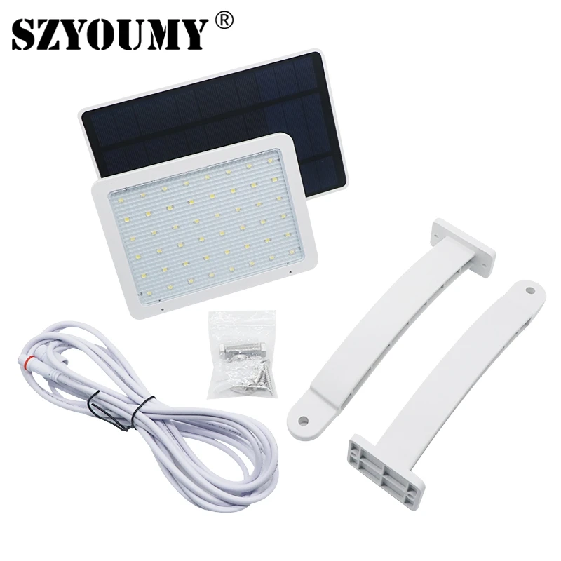 SZYOUMY Новое поступление 48leds Солнечный настенный уличный свет от заката до