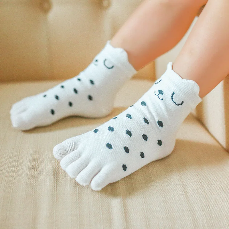 Kawaii Panda Animal Kids Toe Socks - Five Finger Cute Socks for Girls and Boys - Toe Correction - New Year Gifts for Children (3-12T) image 5