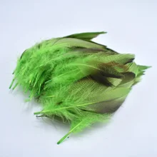 20 шт. зеленый натуральный утиный пух для одежды DIY цветные перья для изготовления ювелирных изделий материалы для дома Свадебные украшения