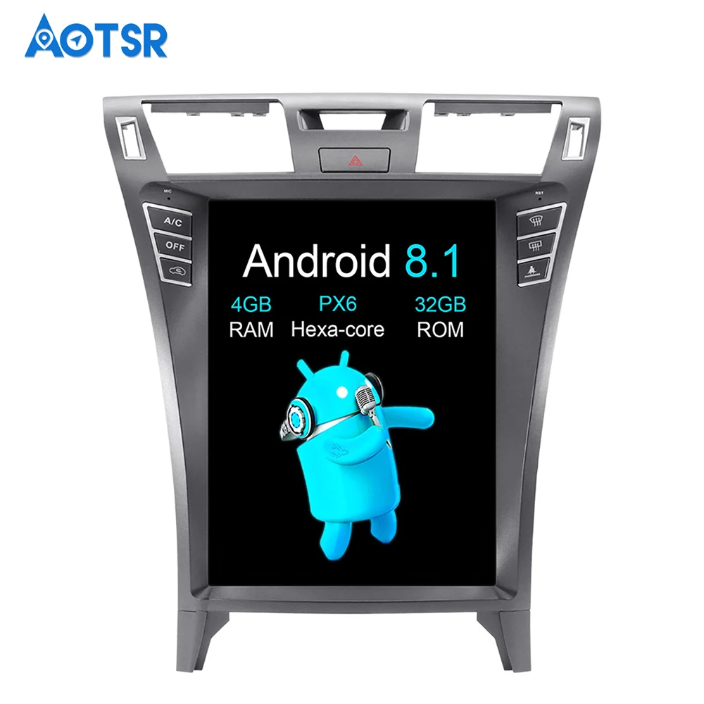 Aotsr 12 1 &quotTesla вертикальный экран Android 8 Автомобильный мультимедийный радио без dvd