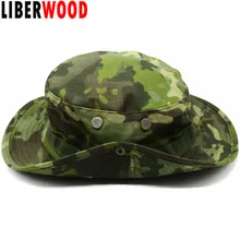 LIBERWOOD тактическая шапка Boonie шапка для военных игр, спорта, рыбалки, Мультикам для охоты страйкбол снайперская шляпа мужская Панама шляпа от солнца