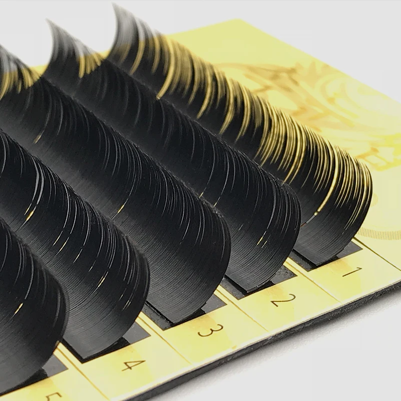 

1 case splip tips flat ellipse eyelashes, false mink lashes, individual eyelash extension silk soft