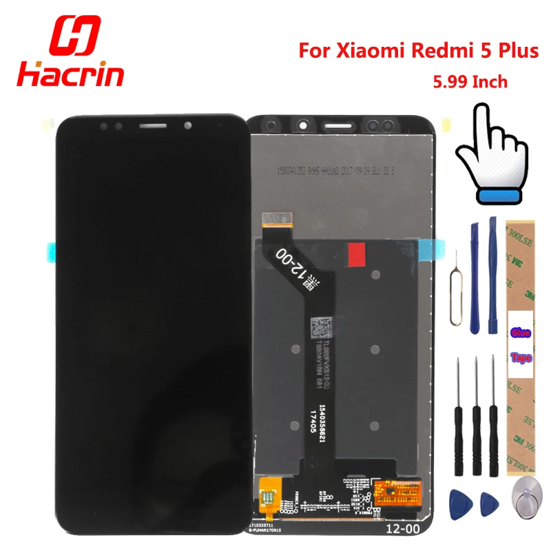 Xiaomi Redmi 5 Plus LCD Display Touch Screen 100 New FHD 5 99 Digitizer Assembly Replacement